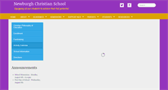 Desktop Screenshot of newburghchristianschool.com